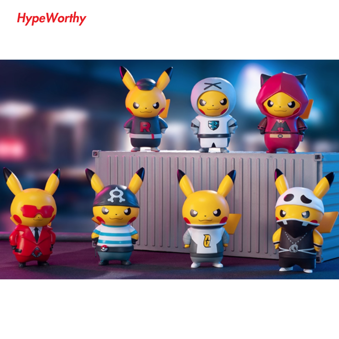 Pokemon Pikachu Villain Costume Collectible Figurines