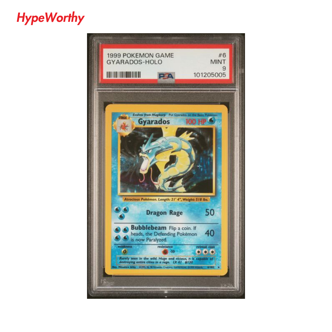 PSA 9 HOLO GYARADOS #6 BASE SET