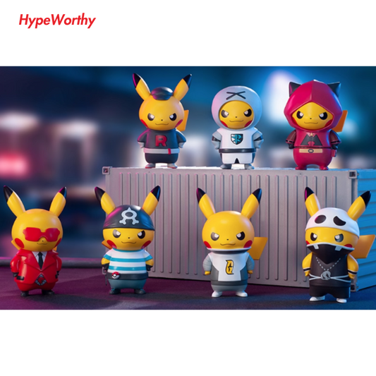Pokemon Pikachu Villain Costume Collectible Figurines