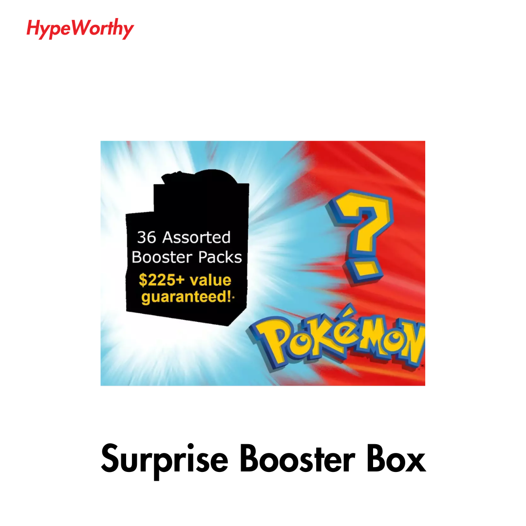 Pokemon Surprise Booster Box (36 packs, $225+ value guaranteed)